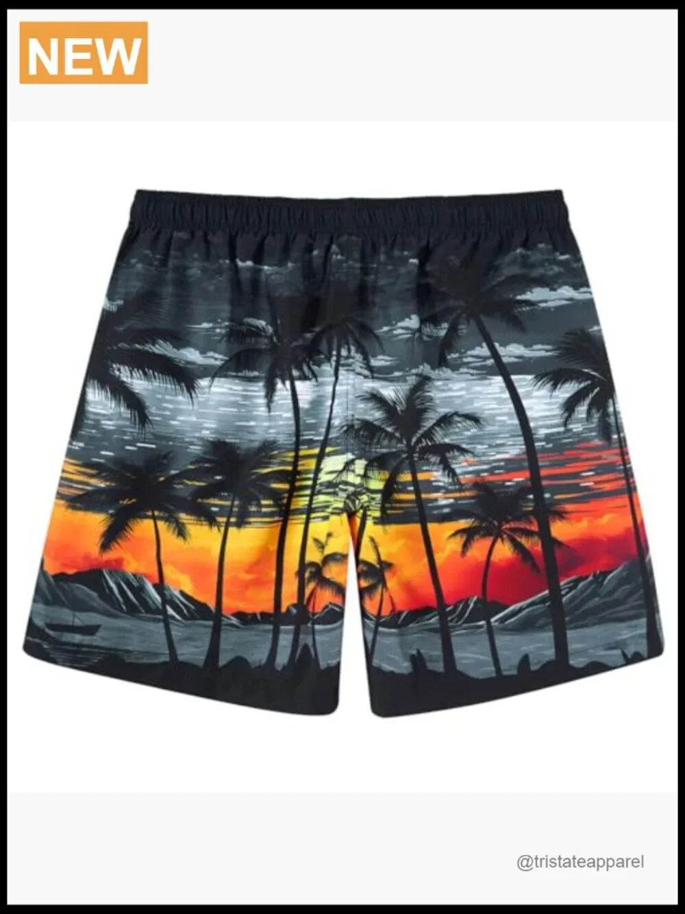 Men's 9 inch Board Shorts with Compression Liner Quick Dry Swim Trunks with